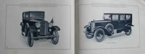 Elite Automobile 18/55 PS Modellprogramm 1922 Automobilprospekt (6295)