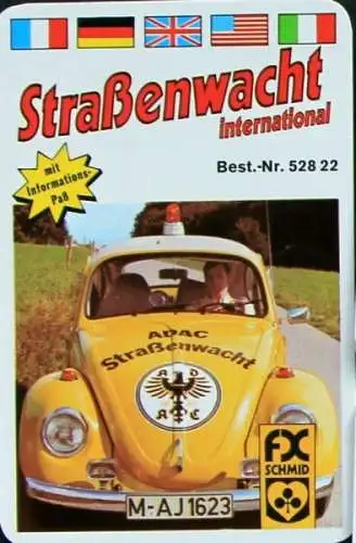 Schmid Spiele "Straßenwacht" 1971 Kartenspiel (7410)