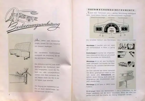 Borgward Hansa 1800 D 1953 Betriebsanleitung (1383)