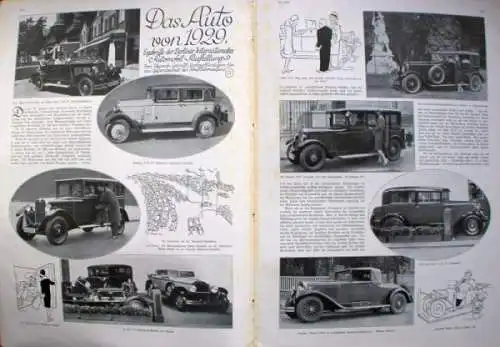 "Illustrierte Zeitung - Automobilausstellung Berlin" Automobil-Zeitschrift 1928 (0350)