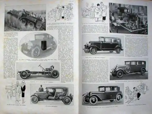 "Illustrierte Zeitung - Automobilausstellung Berlin" Automobil-Zeitschrift 1928 (0350)