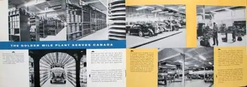 Volkswagen Modellprogramm 1956 "VW in Canada" Automobilprospekt (4587)