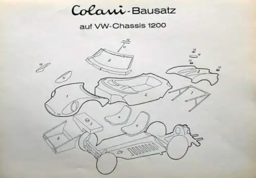 Colani Design Modellprogramm 1975 Automobil-Pressemappe (3938)