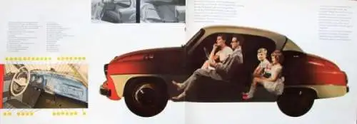 Wartburg Coupe Modellprogramm 1959 Automobilprospekt (2590)