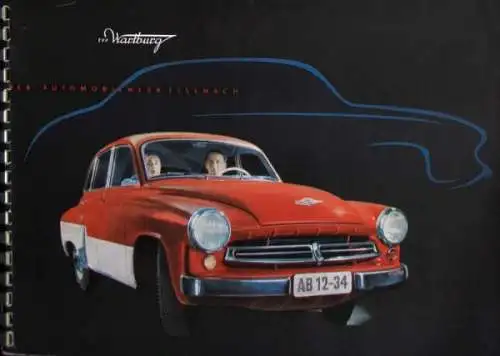 Wartburg Modellprogramm 1958 Automobilprospekt (5444)