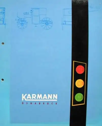 Karmann Modellprogramm 1962 Automobilprospekt (9156)