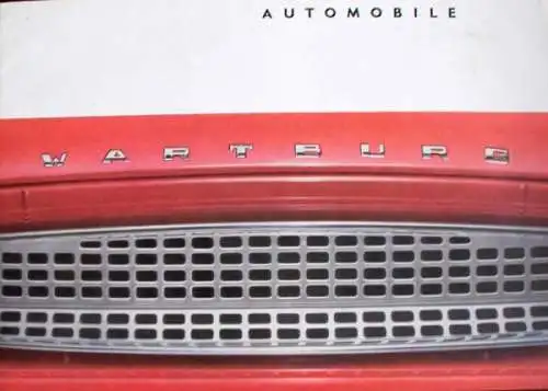 Wartburg 1000 Modellprogramm 1964 Automobilprospekt (1368)