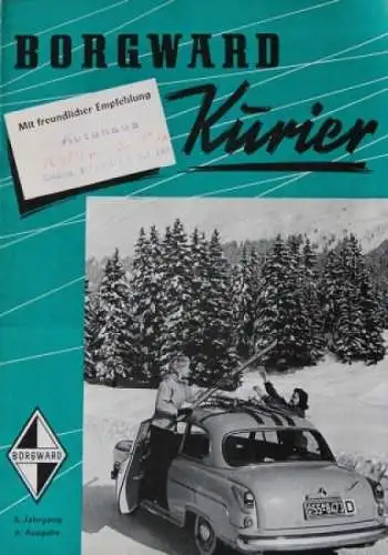 "Borgward Kurier" Firmen-Magazin 1957 (4715)