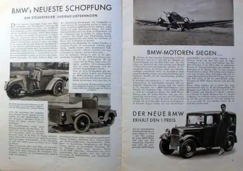 "BMW Blätter" BMW-Firmenmagazin 1932 (8848)