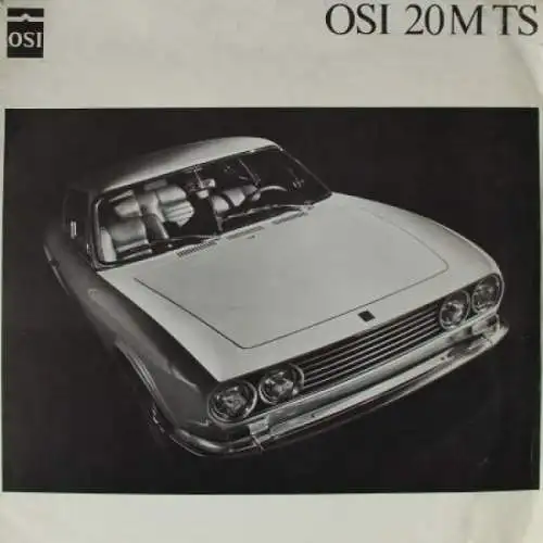 OSI Ford 20M TS Modellprogramm 1967 Automobilprospekt (8310)