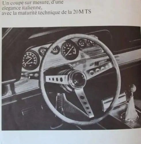 OSI Ford 20M TS Modellprogramm 1967 Automobilprospekt (8310)