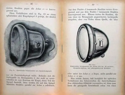 Loewy "Automobil-Beleuchtung" Fahrzeugtechnik 1913 (8193)