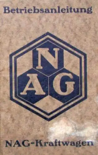 NAG Kraftwagen 1921 Betriebsanleitung (7348)