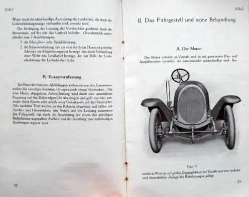 NAG Kraftwagen 1921 Betriebsanleitung (7348)