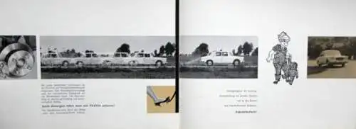 Lancia Flavia Modellprogramm 1962 Automobilprospekt (0641)