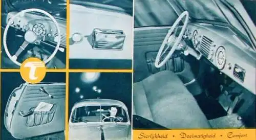 Tatra Tatraplan Modellprogramm 1952 Automobilprospekt (1848)