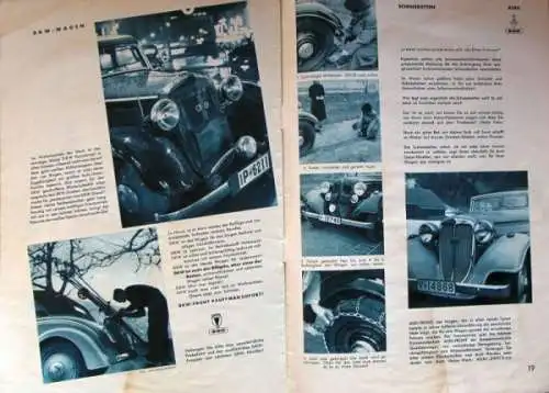 Auto-Union "Die vier Ringe - Überall Winterbetrieb" Firmenmagazin 1936 (7056)