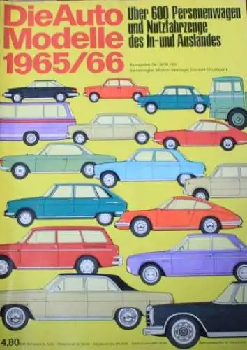 "Die Auto-Modelle Katalog 1965/66" Automobil-Jahrbuch (8364)