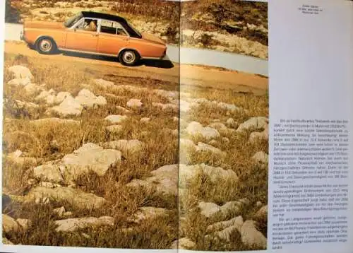 Ford 26 M P7 Modellprogramm 1967 Automobilprospekt (9861)