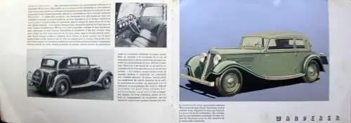 Wanderer Modellprogramm 1933 Automobilprospekt (5833)