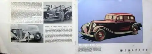 Wanderer Modellprogramm 1933 Automobilprospekt (5833)