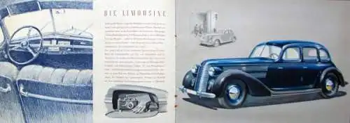 Audi Modellprogramm 1936 Automobilprospekt (5833)
