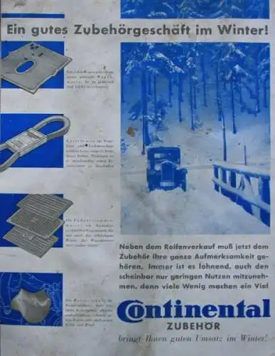 "Der Continental Händler" Continental Zeitschrift 1934 (5730)