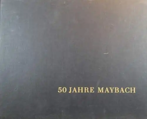 Maybach "50 Jahre Maybach 1909-1959" Fahrzeug-Historie 1959 (9762)