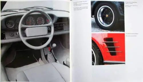 Porsche 911 Exclusive 1986 Automobilprospekt mit Preisliste (5993)