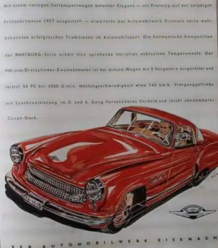 "Motor Jahr - Eine internationale Revue" 1958 Automobil-Jahrbuch (5059)