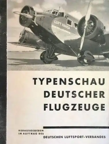 Schulze "Typenschau Deutscher Flugzeuge" Flugzeug-Historie 1935 (2296)