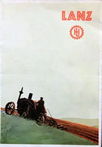 Lanz Bulldog Modellprogramm 1939 Traktorprospekt (1482)