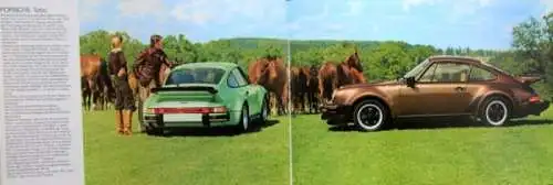 Porsche 911 Modellprogramm 1976 Automobilprospekt (7499)