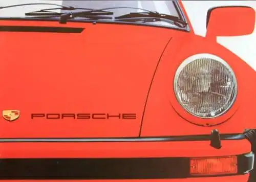 Porsche 911 Modellprogramm 1975 Automobilprospekt (1547)