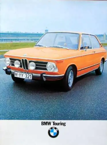 BMW 1800 Touring Modellprogramm 1971 Automobilprospekt (9796)