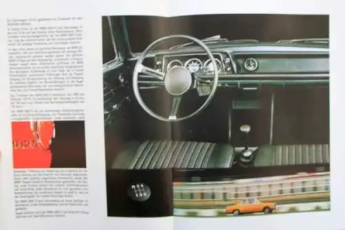 BMW 2002 TI Modellprogramm 1971 Automobilprospekt (7592)