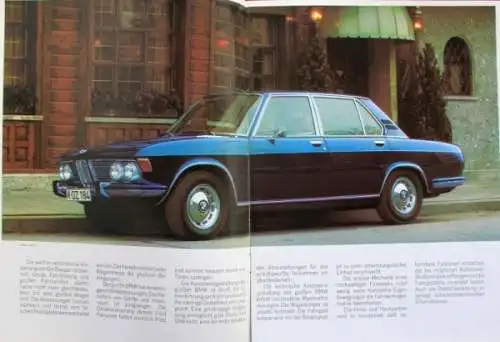 BMW 2500 - 2800 Modellprogramm 1969 Automobilprospekt (3508)