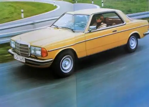 Mercedes-Benz 230 C - 280 CE Modellprogramm 1977 Automobilprospekt (8916)