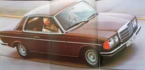 Mercedes-Benz 230 C - 280 CE Modellprogramm 1977 Automobilprospekt (8916)