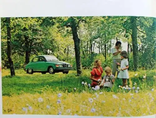 Saab 96 GL Modellprogramm 1976 Automobilprospekt (2017)