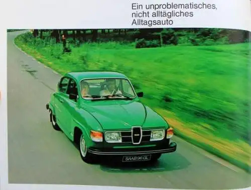 Saab 96 GL Modellprogramm 1976 Automobilprospekt (2017)