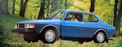 Saab 99 GL Modellprogramm 1978 Automobilprospekt (5472)