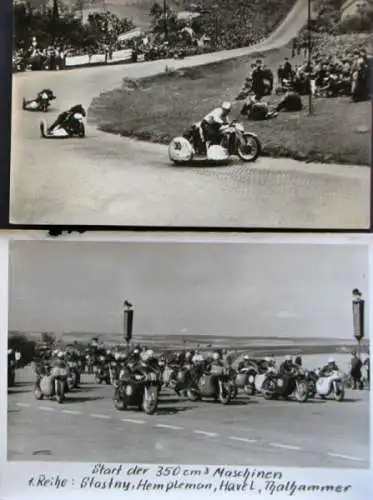 MZ Motorrad-Rennsport Musiol, Fügner fünf Originalfotos (1250)
