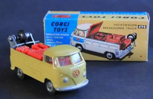 Corgi Toys Volkswagen T1 "Breakdown" Pritschenwagen 1959 Metallmodell (7788)