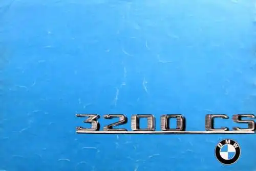 BMW 3200 CS Modellprogramm 1963 Automobilprospekt (7135)