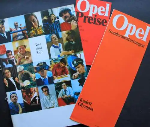 Opel Modellprogramm 1969 Automobilprospekt (8226)