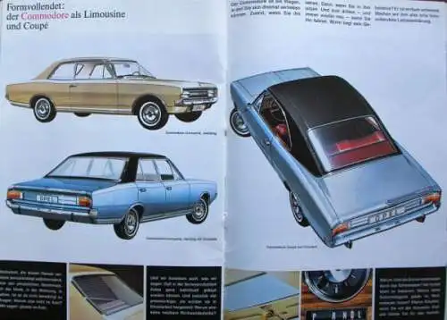 Opel Modellprogramm 1969 Automobilprospekt (8226)