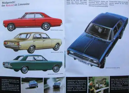 Opel Modellprogramm 1969 Automobilprospekt (8226)