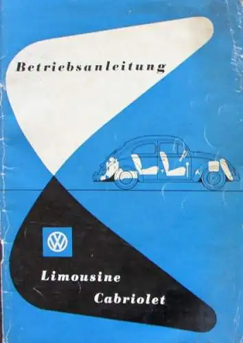 Volkswagen Käfer 1954 Betriebsanleitung (4329)