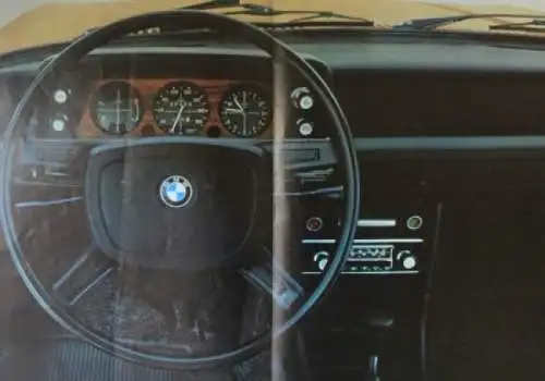 BMW 1602 - 2002 Cabrio Modellprogramm 1974 Automobilprospekt (0779)
